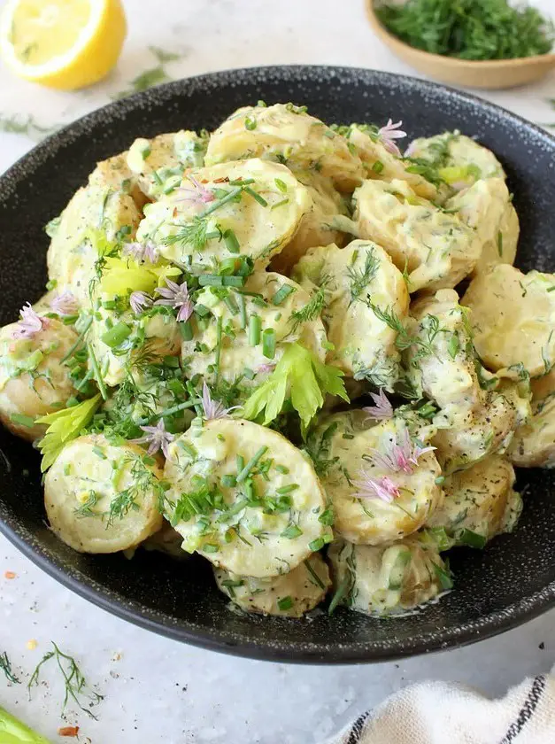 Vegan Potato Salad with Dill