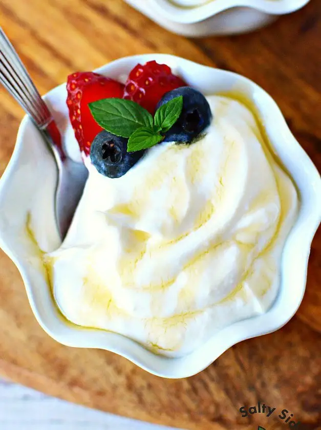 Creamed Cottage Cheese & Honey