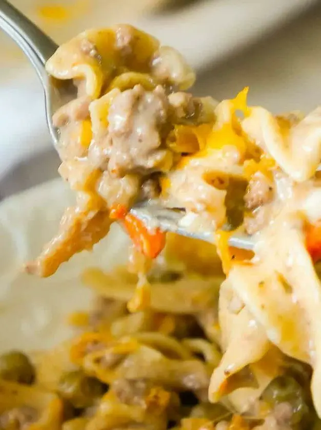 Hamburger Noodle Casserole