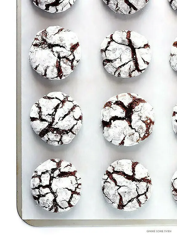 Chocolate Crinkle Cookies