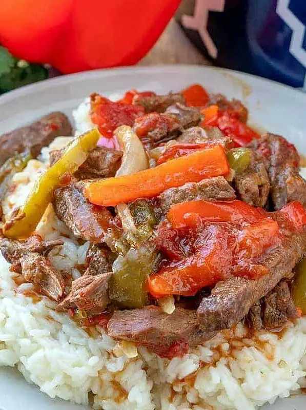 Crock Pot Pepper Steak