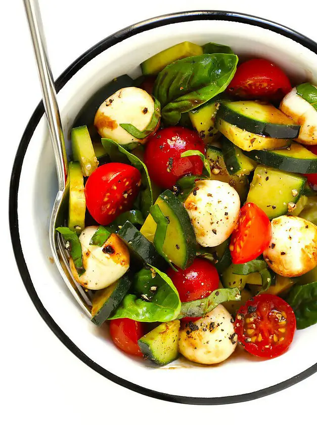 Cucumber Caprese Salad