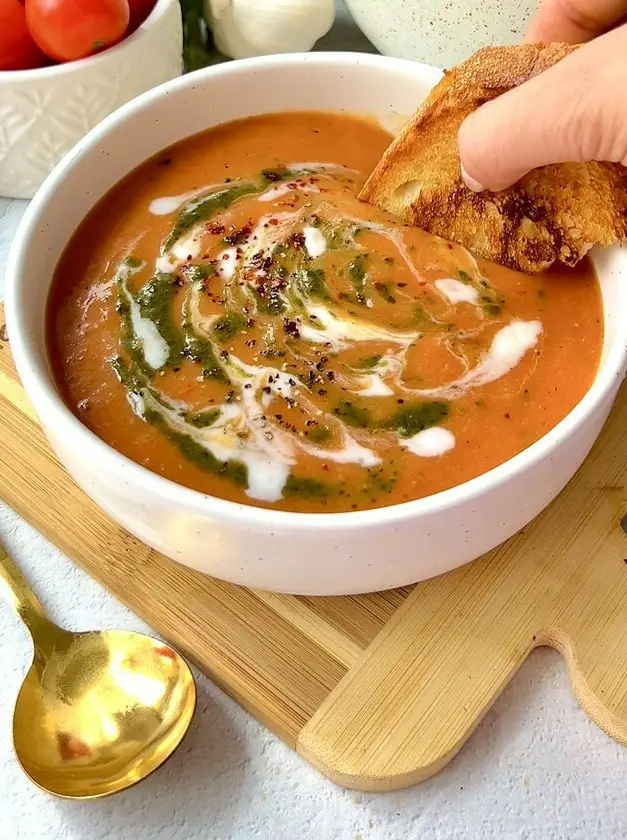 Roasted Cherry Tomato Soup