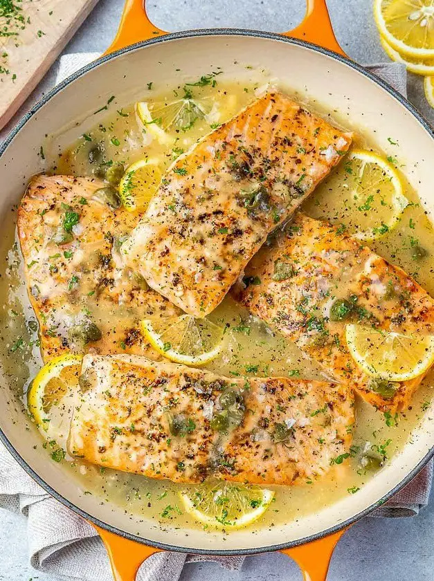 Salmon Piccata