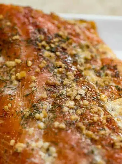 Garlic Dill Smoked Salmon