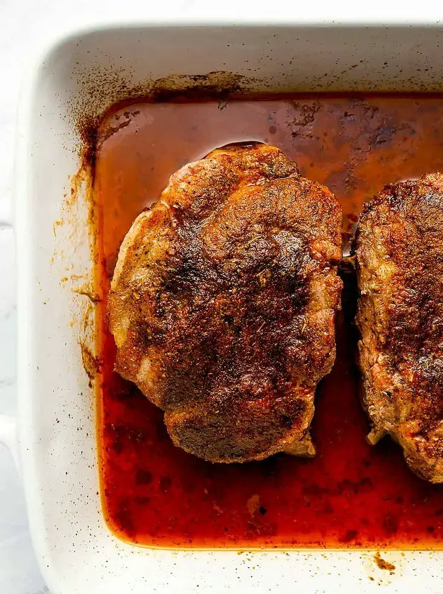 Juicy Baked Pork Chops