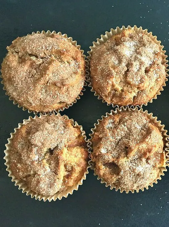 Almond Flour Muffins with Apple Pie Filling