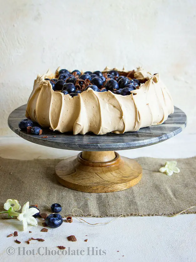 Coffee and Cream Pavlova