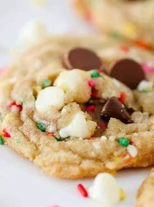 Chocolate Chip Cookies with Sprinkles