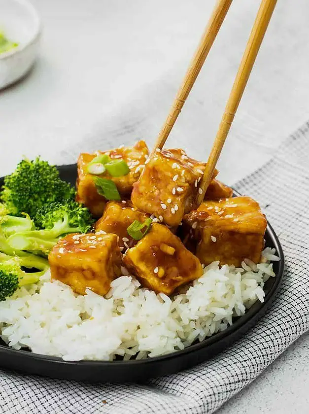 Air Fryer Teriyaki Tofu