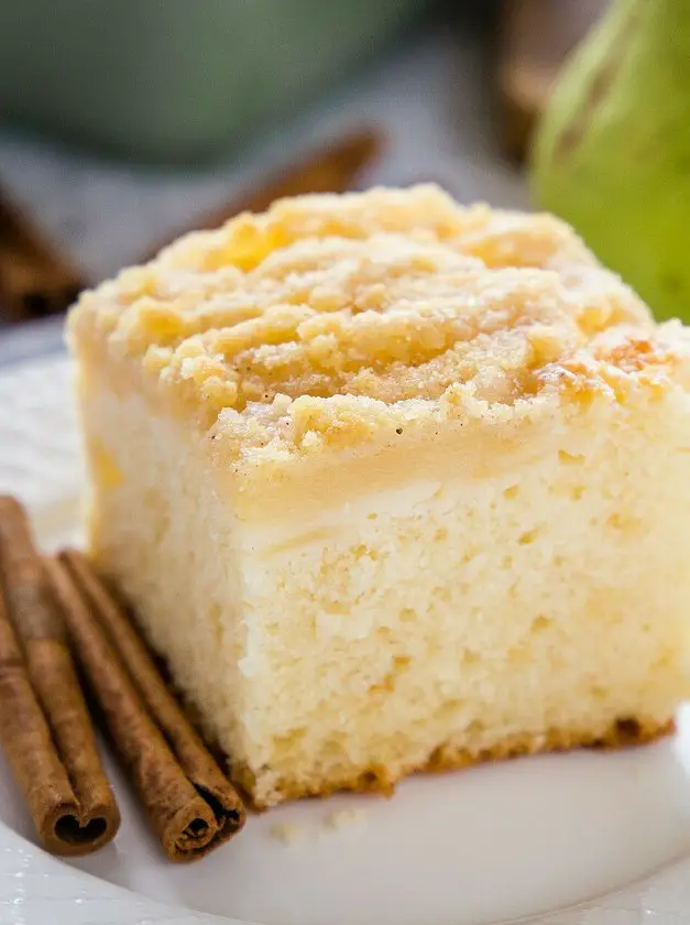 Pear Streusel Cake