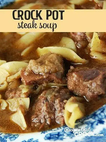 Crock Pot Steak Soup