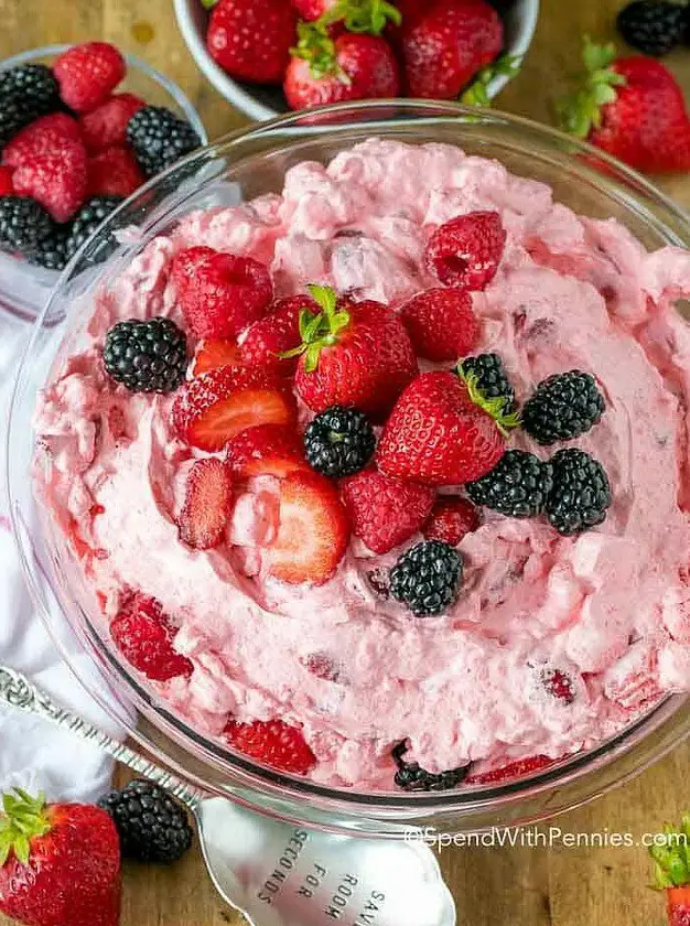 Berry Fluff Jello Salad