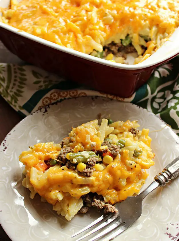 Hamburger Hash Brown Casserole