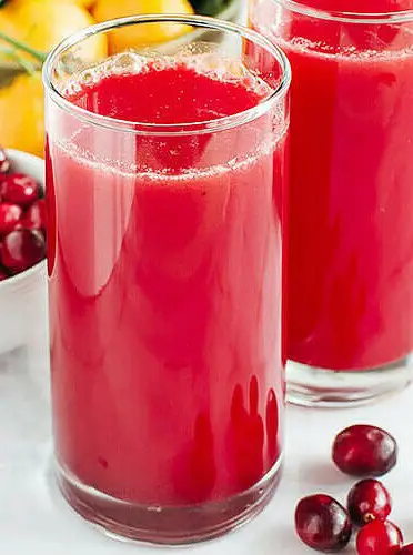 Homemade Cranberry Juice