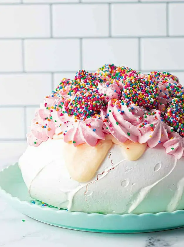 Fairy Bread Pavlova