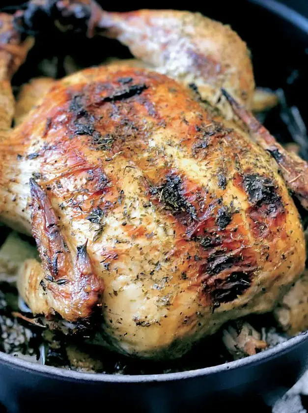 Greek Dutch Oven Chicken