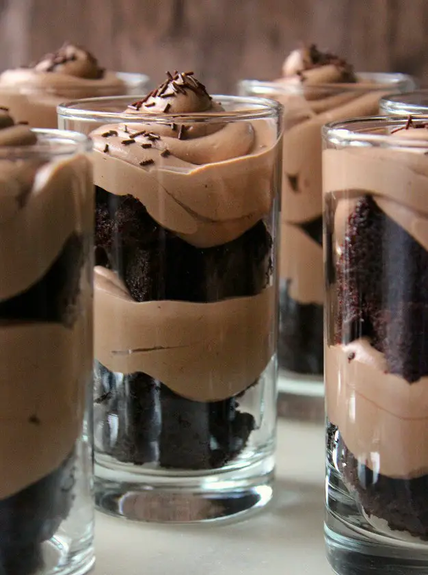 Nutella Mousse Trifles