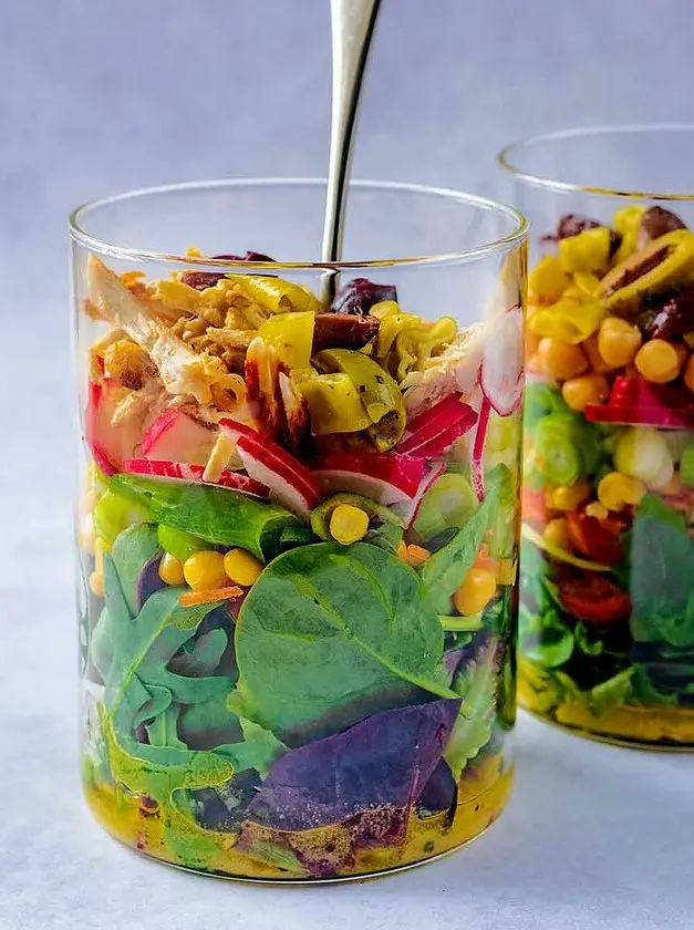 Easy Salad Jars