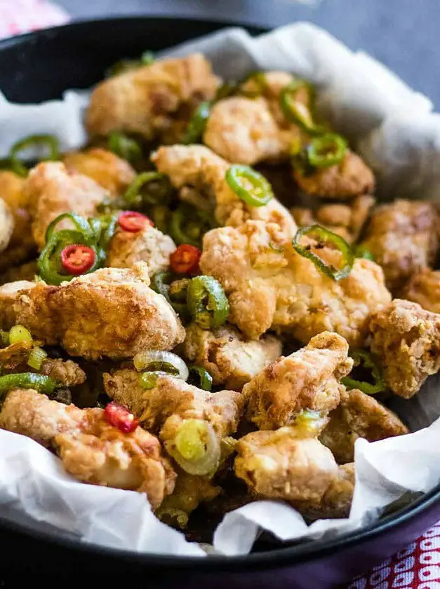 Air Fryer Salt and Pepper Chicken