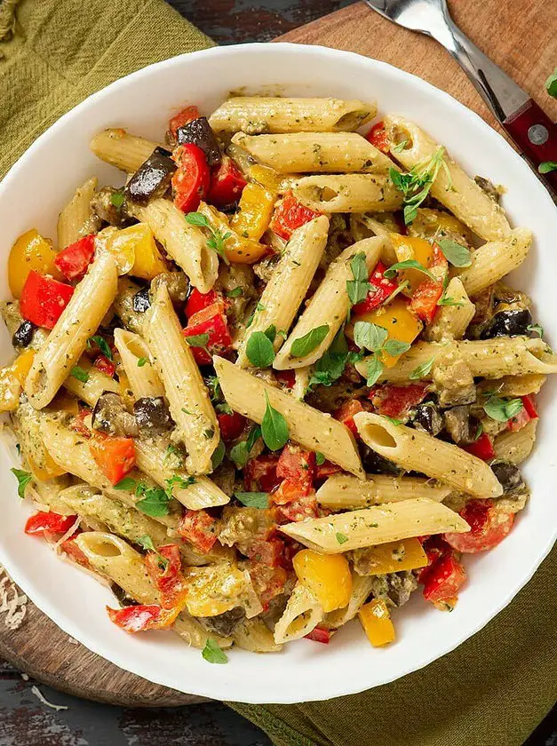 Easy Vegan Veggie Pasta