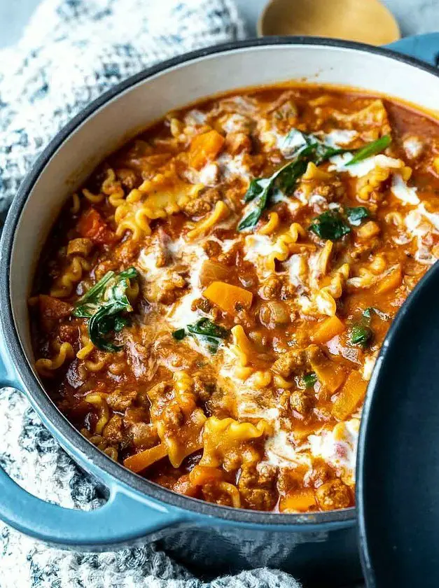 Vegan Lasagna Soup