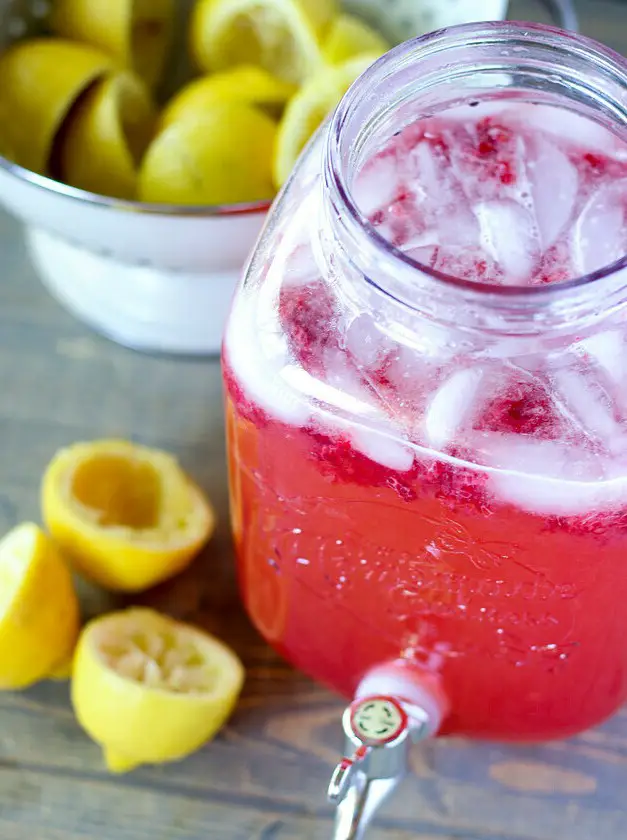 Quick & Easy Raspberry Lemonade