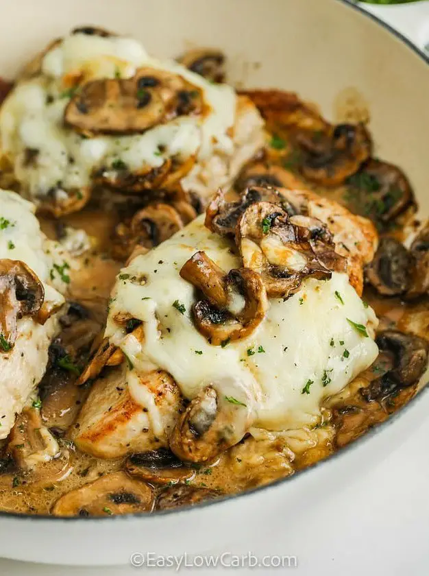 Skillet Chicken and Mushrooms