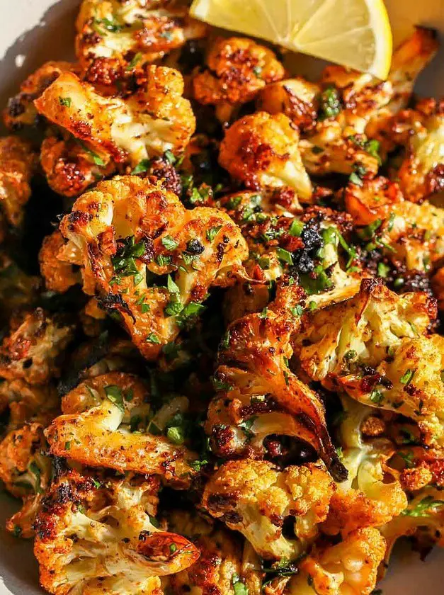 Garlic-Parmesan Roasted Cauliflower