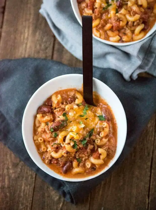 Slow Cooker Chili Mac