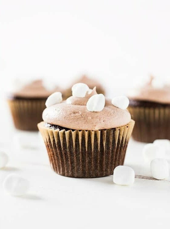 Hot Chocolate Cupcakes