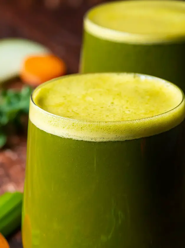 Apple Carrot Celery and Kale Juice