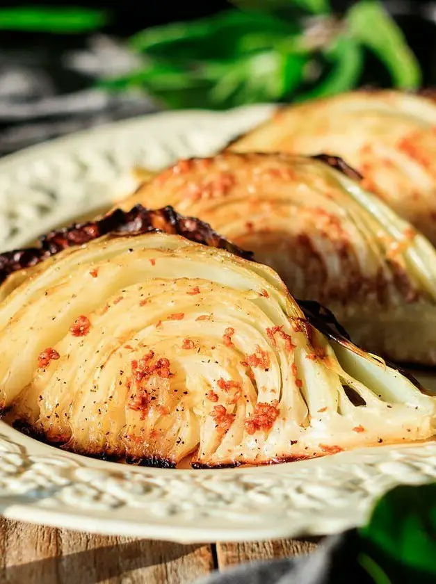 Roasted Cabbage Wedges