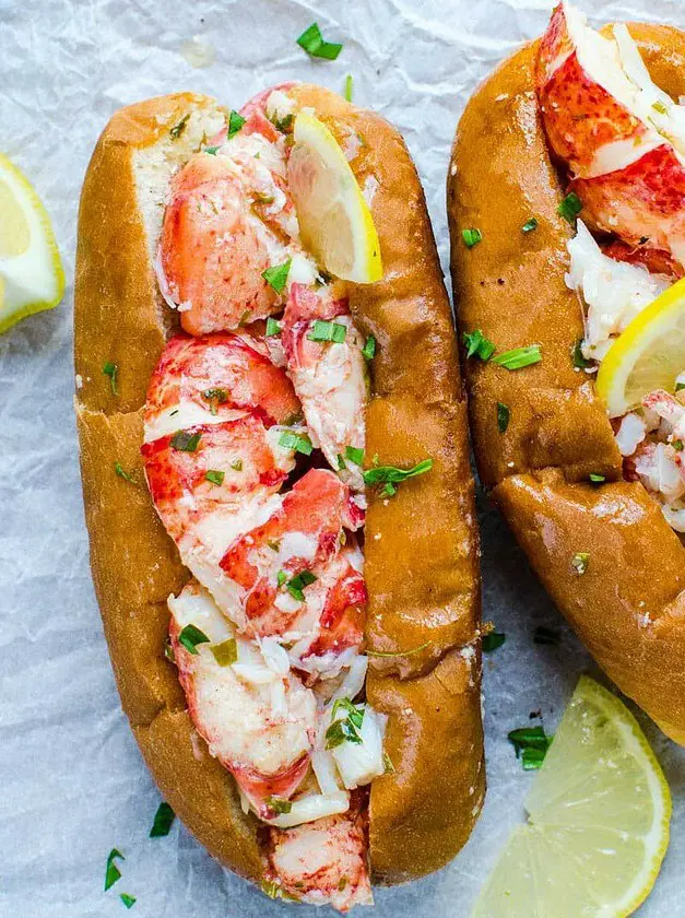 Warm Lemon Butter Lobster Roll