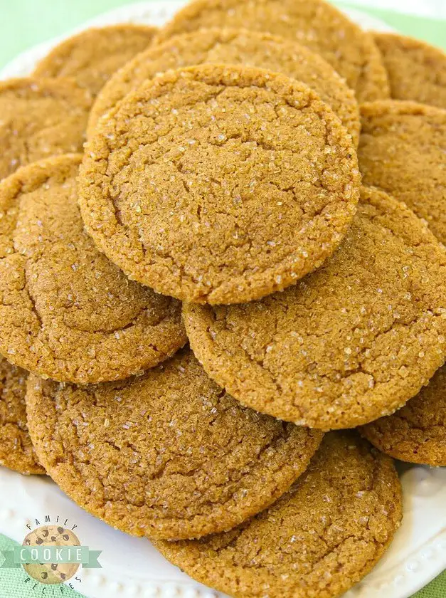 Spiced Ginger Molasses Cookies