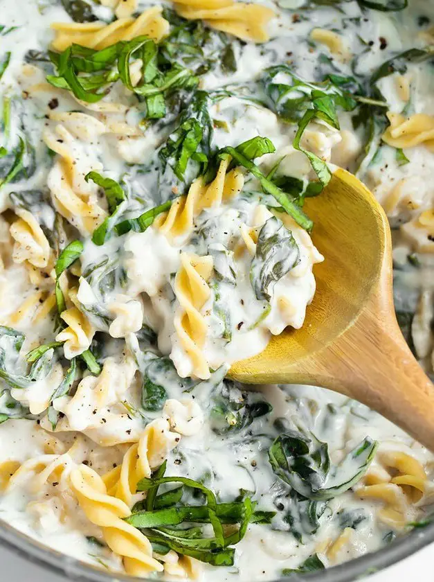 Vegan Lemon Florentine Pasta