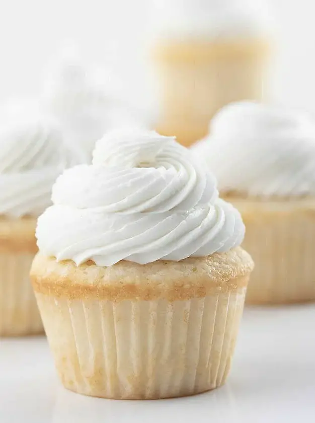 Elegant White Cupcakes