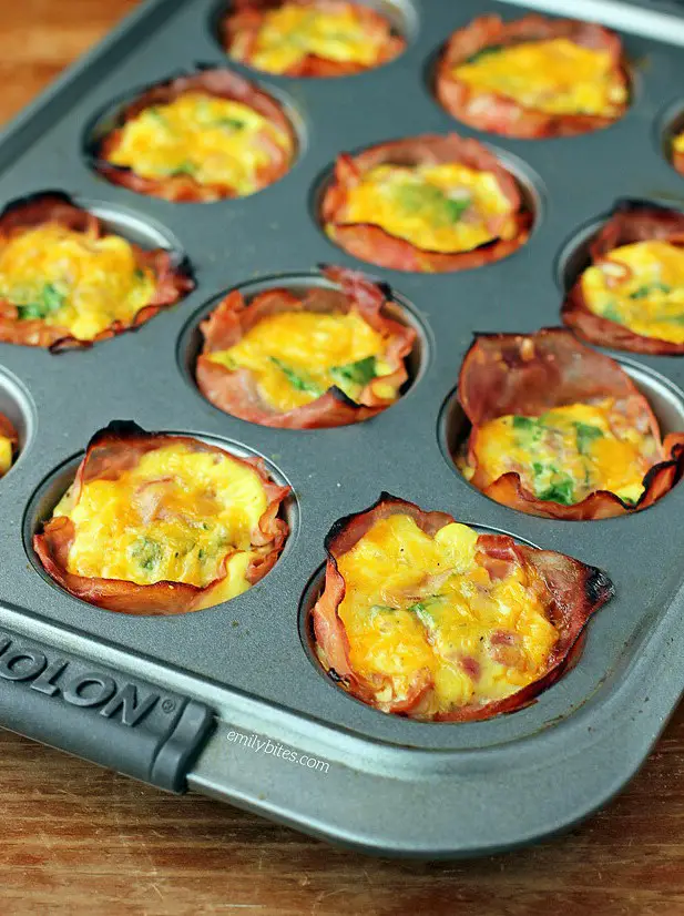 Ham and Cheese Egg Cups