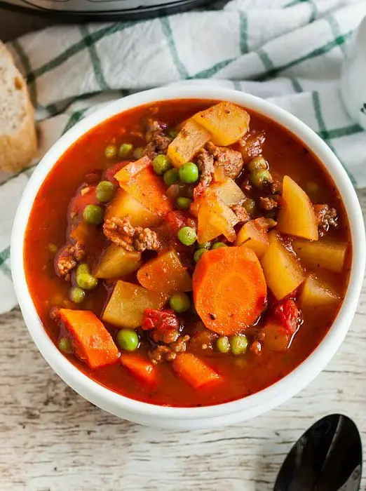 Instant Pot Ground Beef Stew