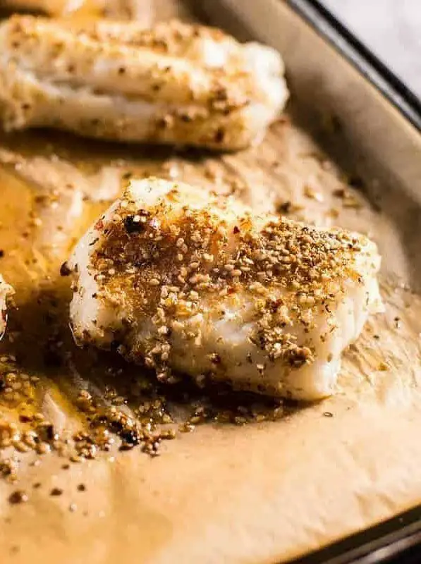 Mediterranean Baked Halibut