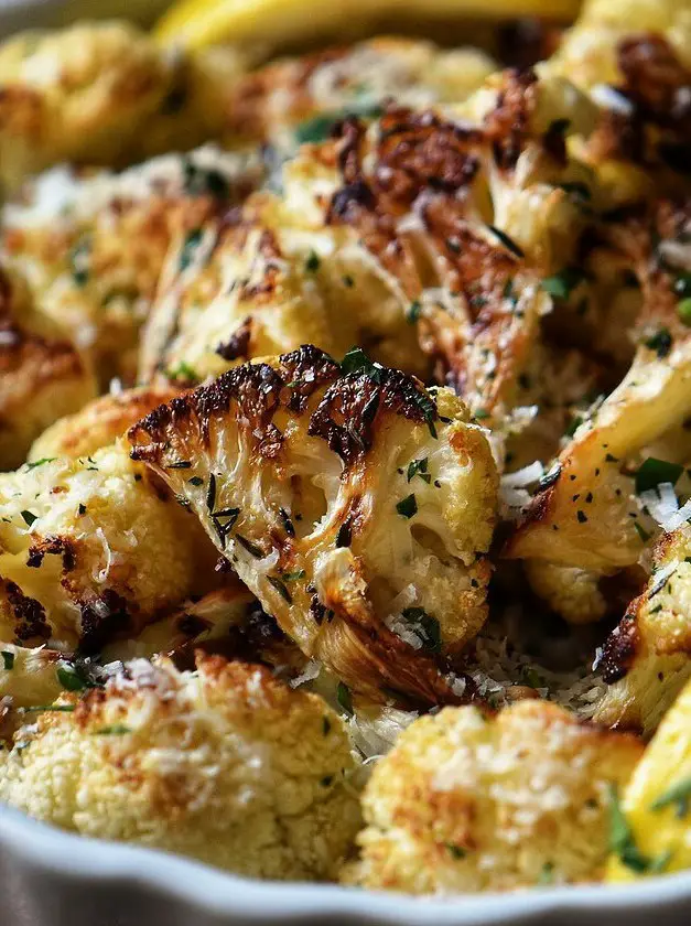 Parmesan Roasted Cauliflower