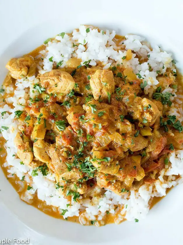 Indian Curry Chicken & Rice