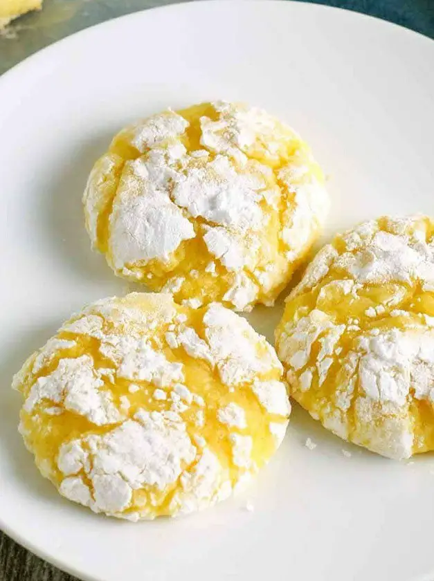 Lemon Crinkle Cookies