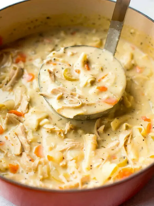 Creamy Chicken Noodle Soup