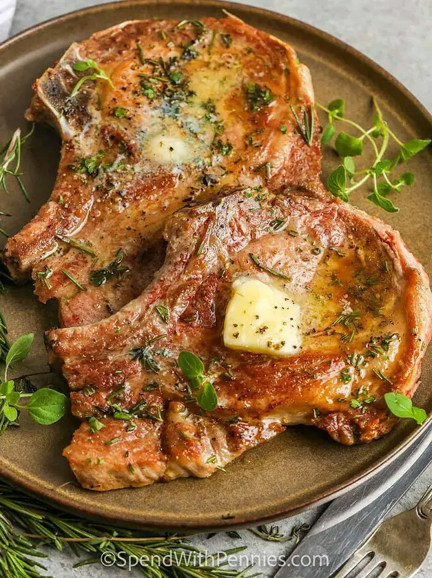 Pan Seared Pork Chops