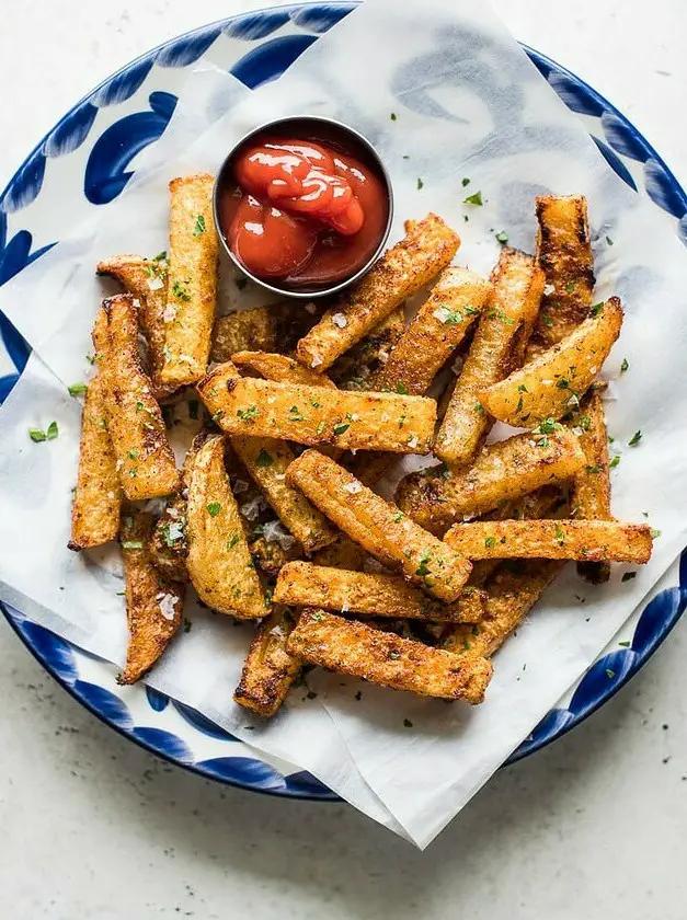 Baked Jicama Fries