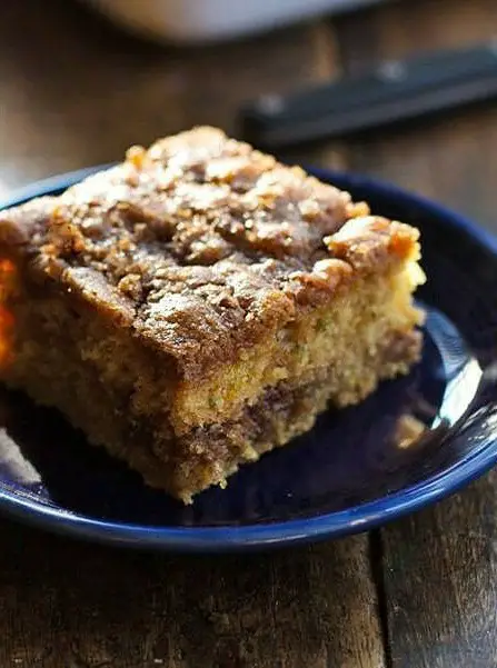 Cinnamon Sugar Zucchini Coffee Cake