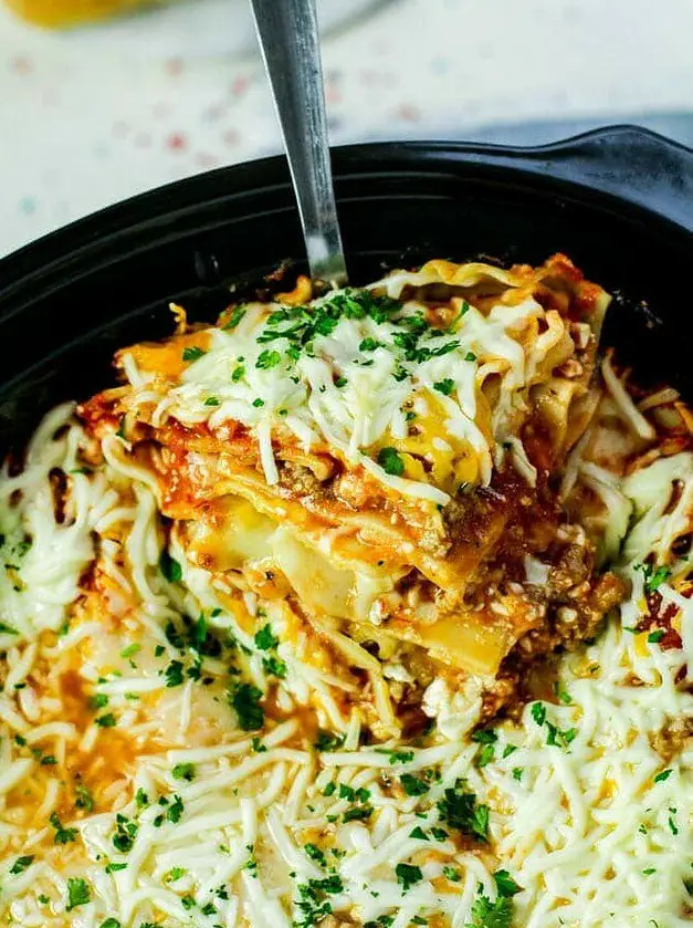 Puerto Rican Slow Cooker Lasagna