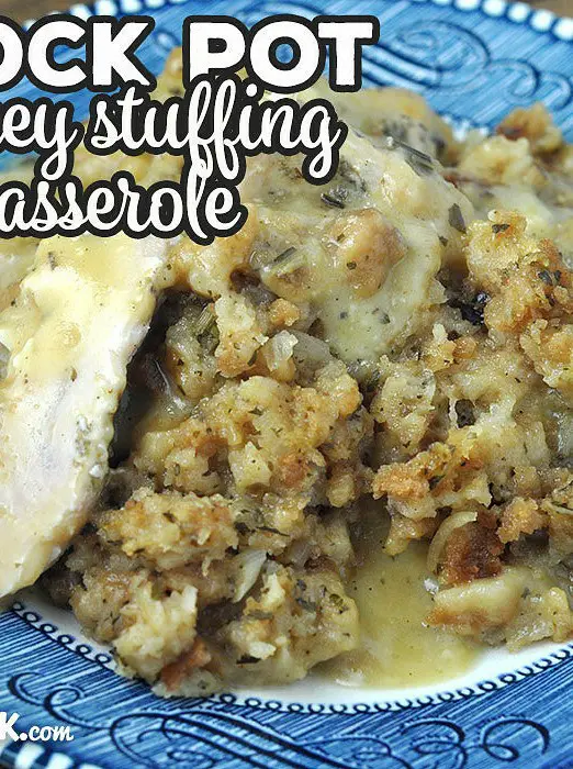 Crock Pot Turkey Stuffing Casserole