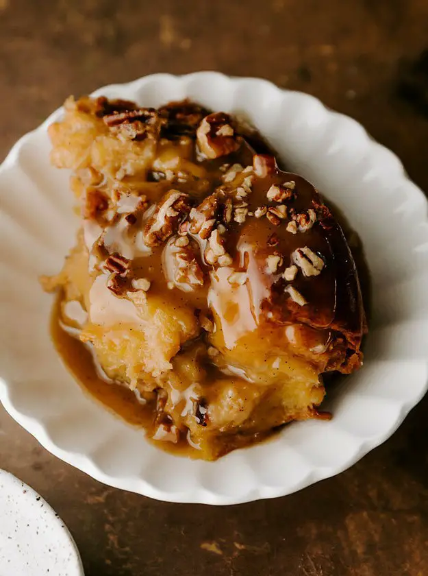 Dutch Oven Bread Pudding